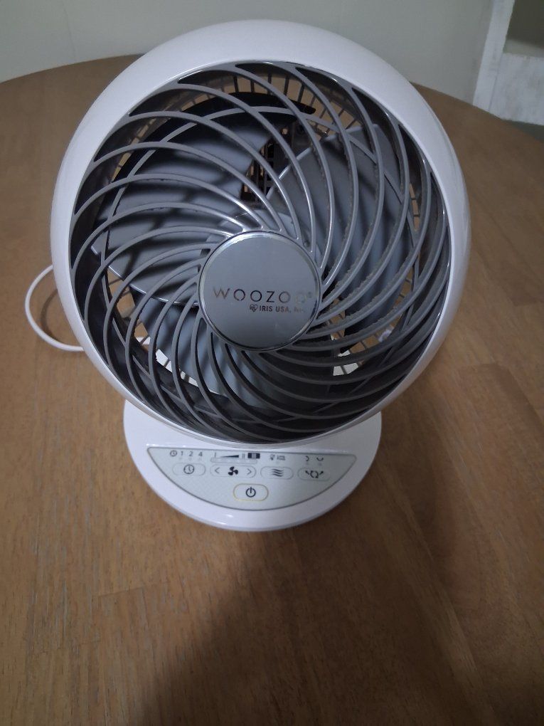 WOOZOO Globe Fan IRIS USA, Inc. 5-Speed Oscillating Circulator Fan with Remote