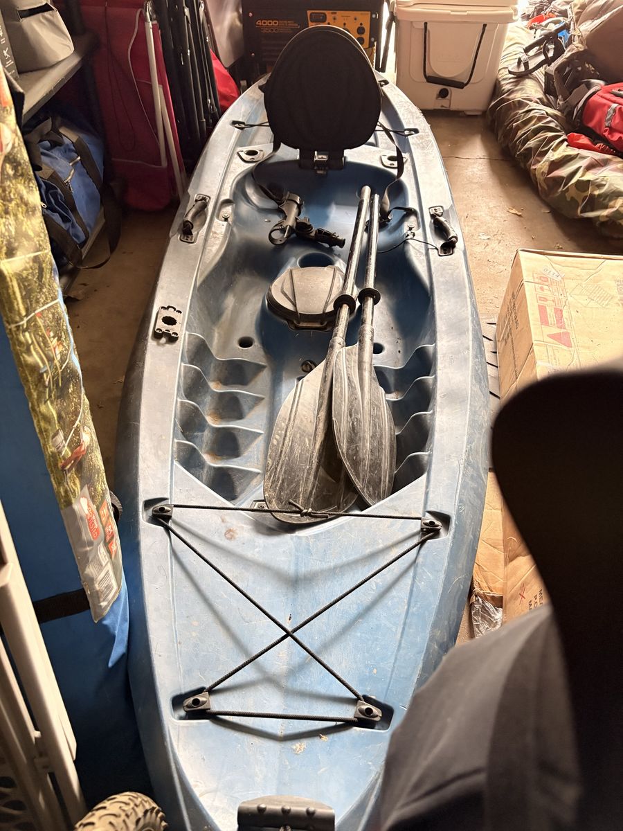 Lifetime Tamarac Kayak 10ft Blue Sit-on-Top Fishing Kayak