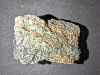 Gold, Silver, and Copper rich ore specimen..