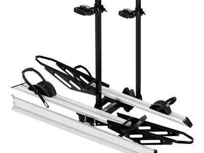 Hitch Bike Rack with Ramp, 200 lbs, 2 E-Bikes