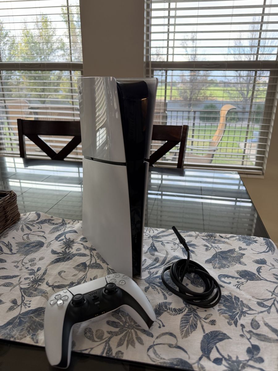 Sony PlayStation 5 Console with Controller and Power Cable