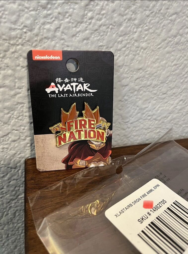 Avatar Last Airbender Fire Nation Dragon Pin