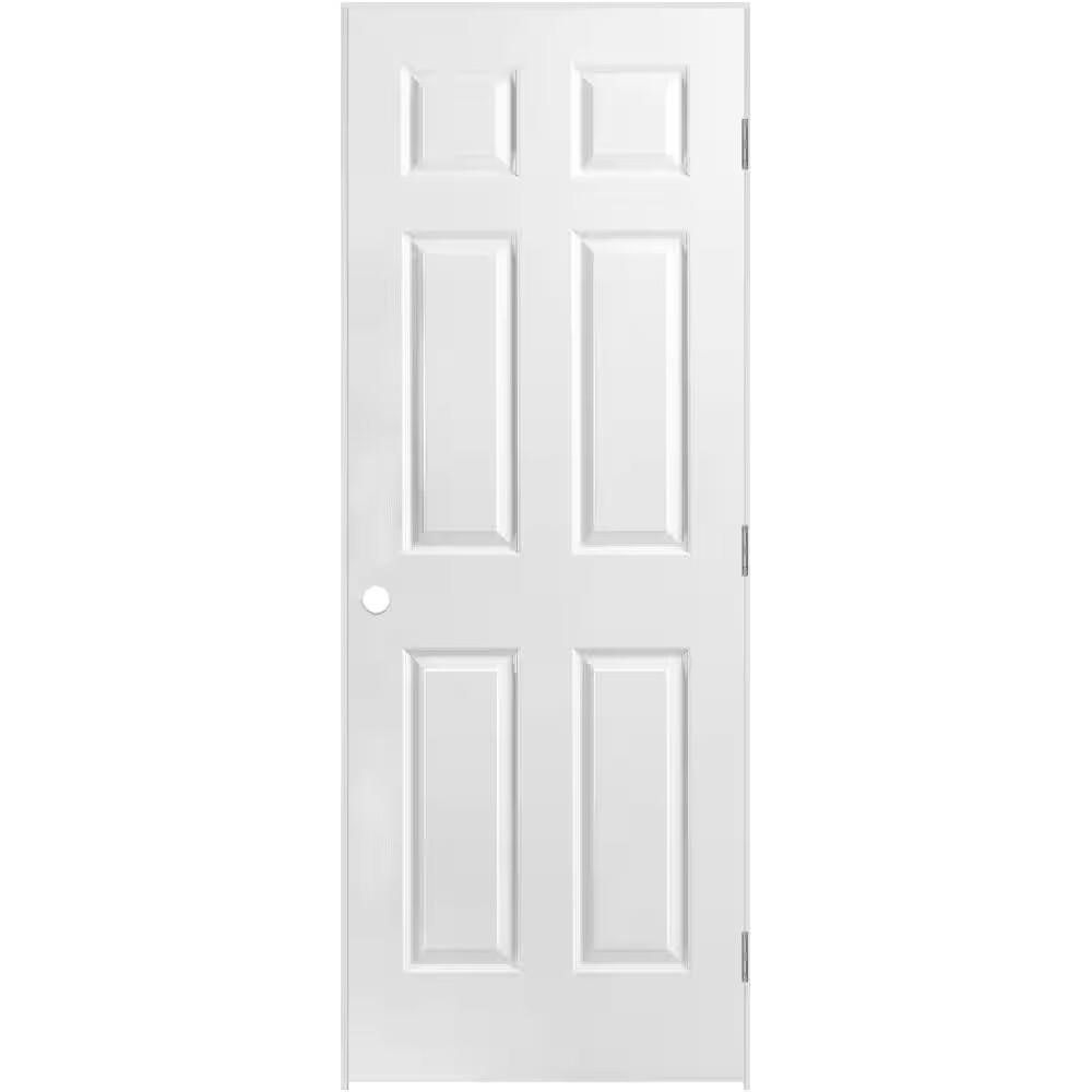 Masonite 32x80in 6-Panel LH Primed Door