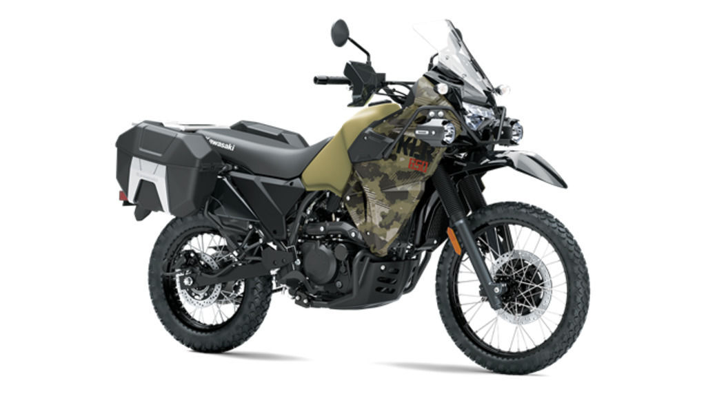 2026 Kawasaki KLR®650 Adventure ABS Cypher Camo Be