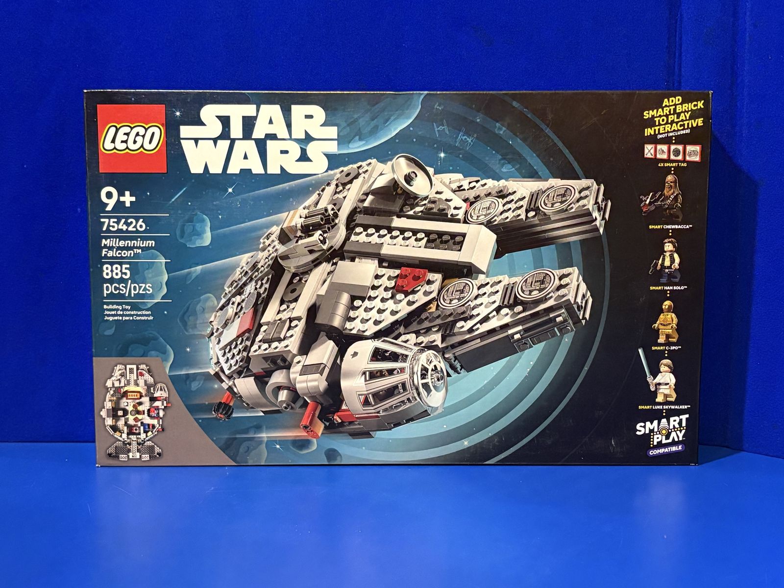 LEGO Star Wars 75426 Millennium Falcon, Smart Play Compatible