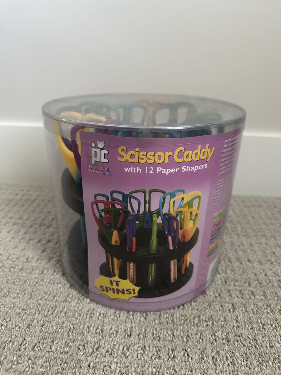 Spinning Art Scissor Caddy
