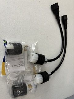Twist lock L6-15 plug and socket with C13 pigtail Cable