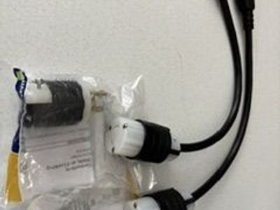 Twist lock L6-15 plug and socket with C13 pigtail Cable