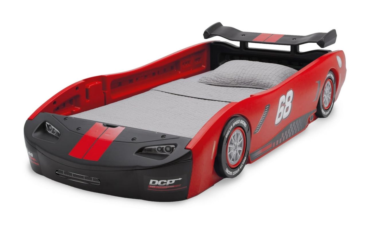 Delta Children Turbo Race Car Twin Bed
