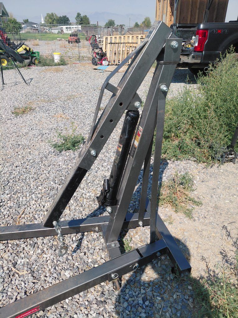 Heavy Duty 1 Ton Folding Shop Crane Engine Hoist