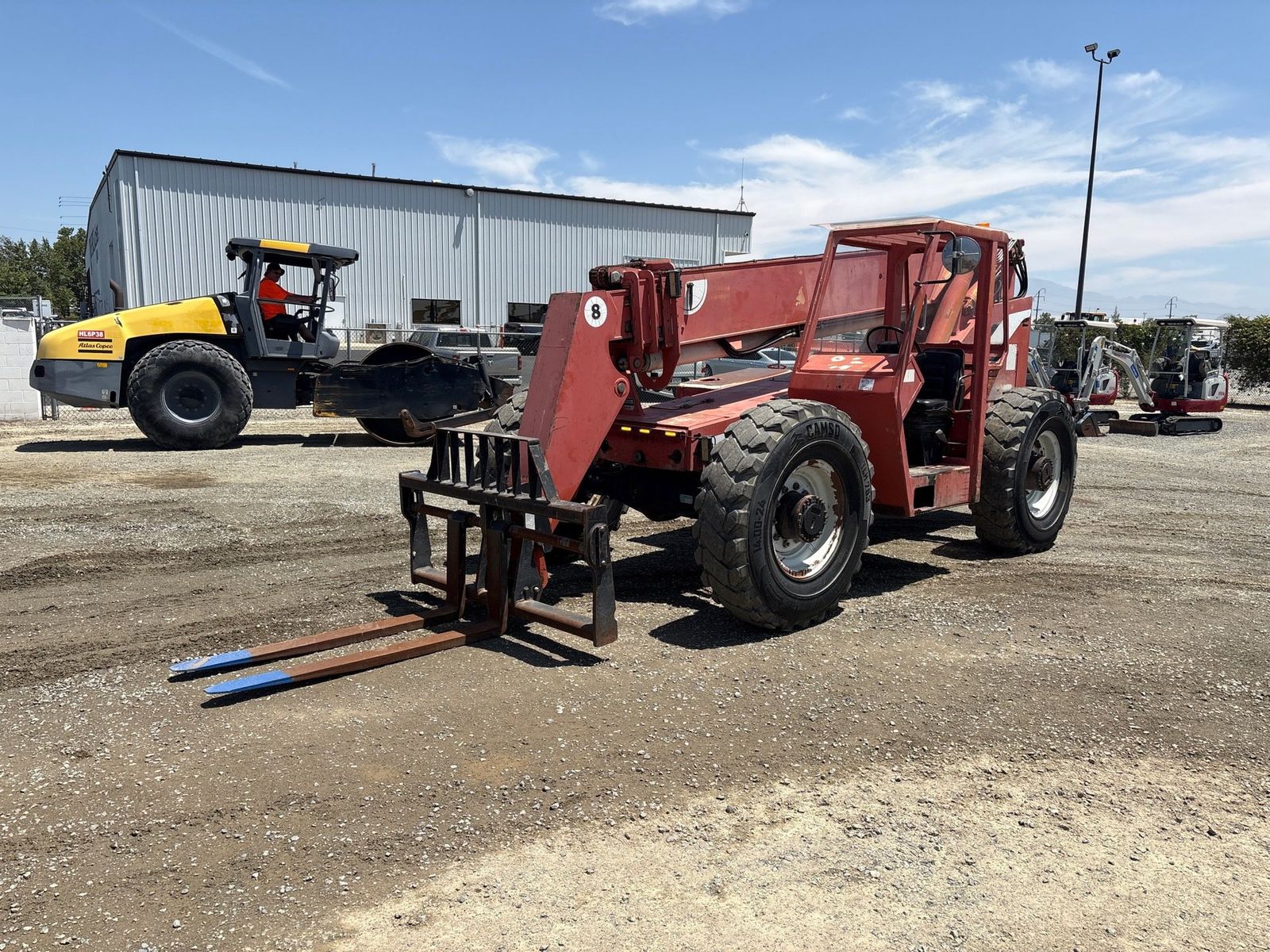 2000 SkyTrak 8042 Telehandler Forklift 8K 42 ft Reach Lift-4777