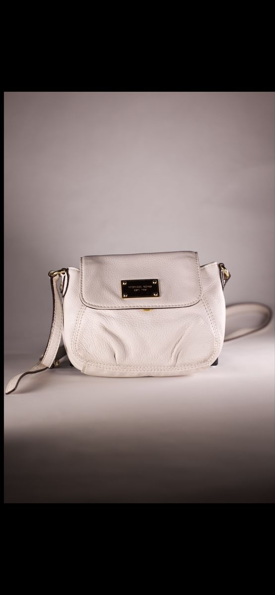 Michael Kors off white cross body purse