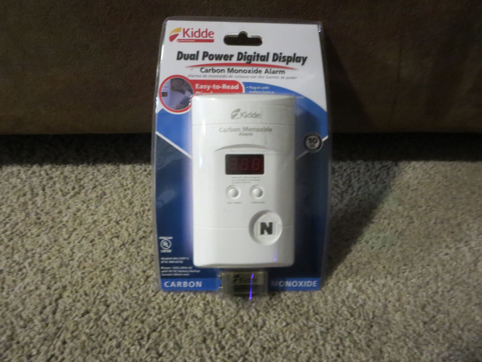 New kidde nighthawk carbon monoxide alarm