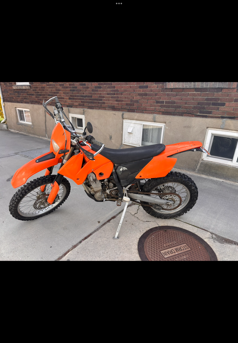 2005 KTM 450 EXC – Street Legal, Plated, Clean