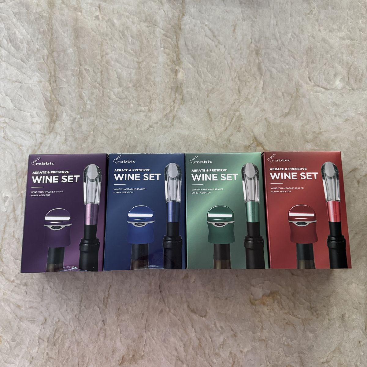 Rabbit Aerate & Preserve Wine Set