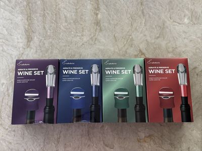 Rabbit Aerate & Preserve Wine Set