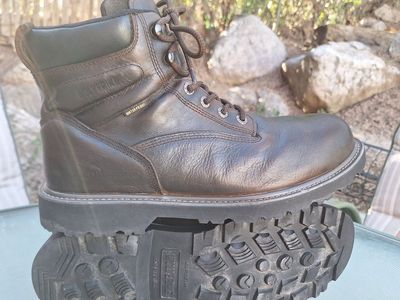 Men's Wolverine Leather Waterproof Work Boots 13