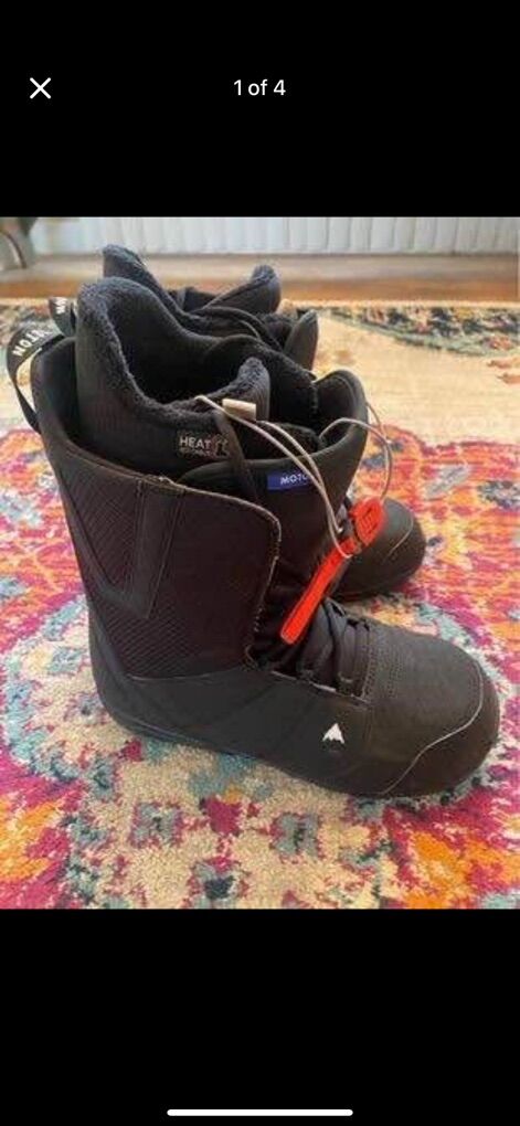 Burton Moto Lace Snowboard Boots Size 15