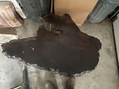 Rustic Live Edge Solid Wood Slab millennial falcon Coffee Table