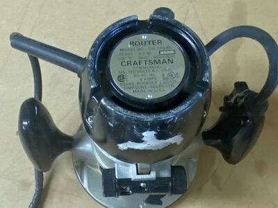 Sears Craftsman 1 HPRouter With Case And 1/4 Bits