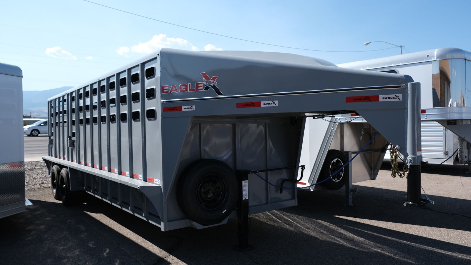 2026 Eagle X 7x24 Open Stock Livestock Trailer