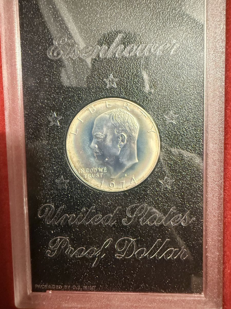 1974 Silver proof Dollar