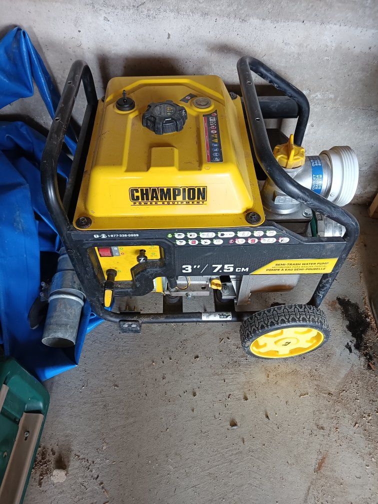 champion 3" trash pump.