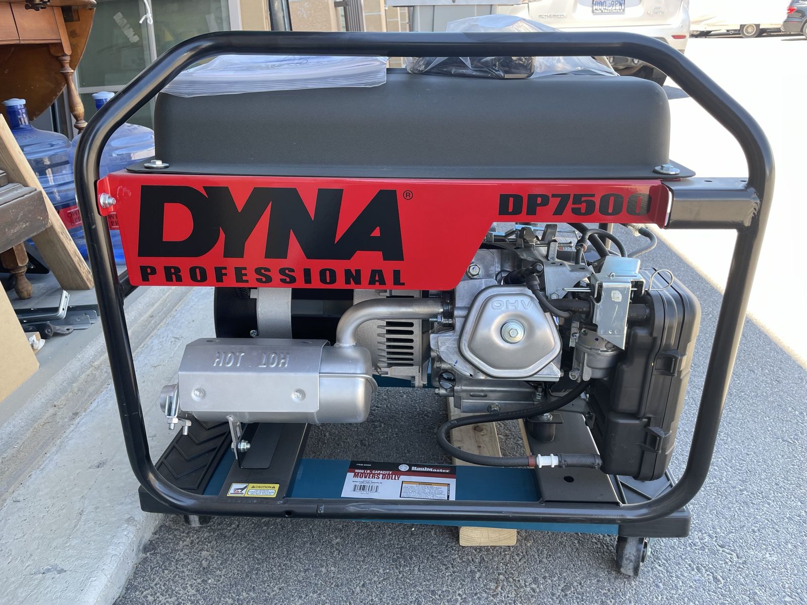 New Winco DYNA DP7500 Portable Gas Generator. 7500 Watts