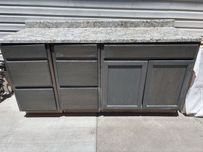 Nice Set Of Cabinets With Formica Top