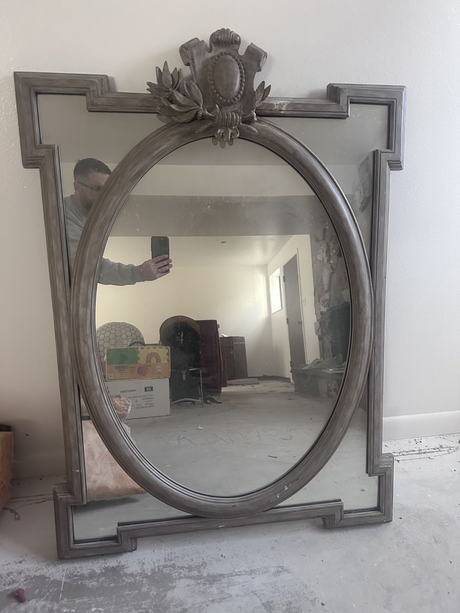 Restoration Hardware Mirror 34 X 43 Used