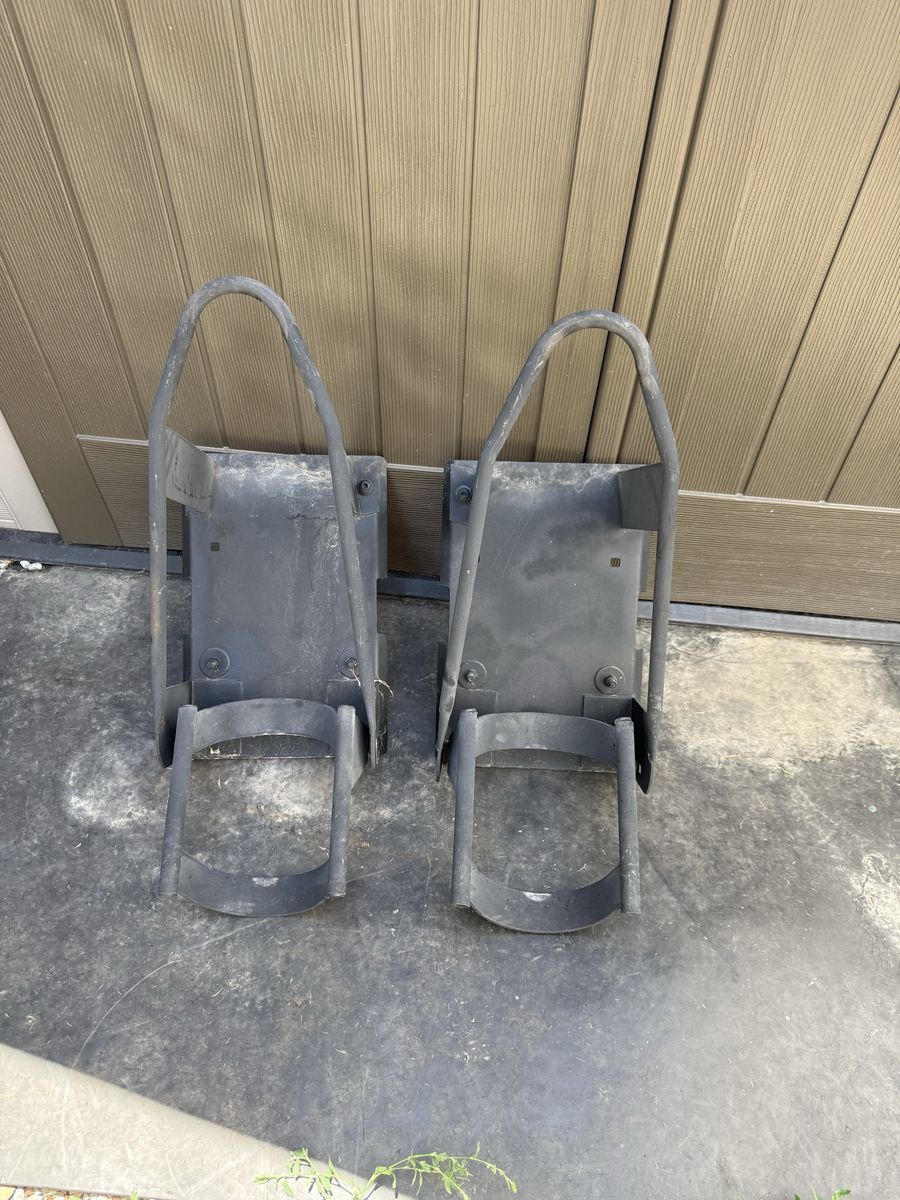 Motorcycle wheel chocks