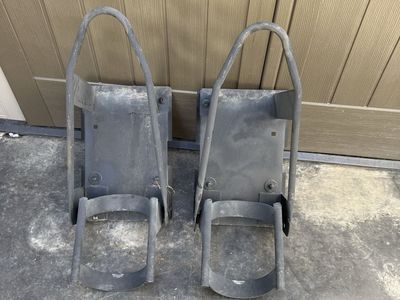 Motorcycle wheel chocks