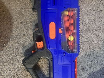 Adventure Force Nexus Pro X DART Blaster Ultimate with Max Grip - Blue/Orange