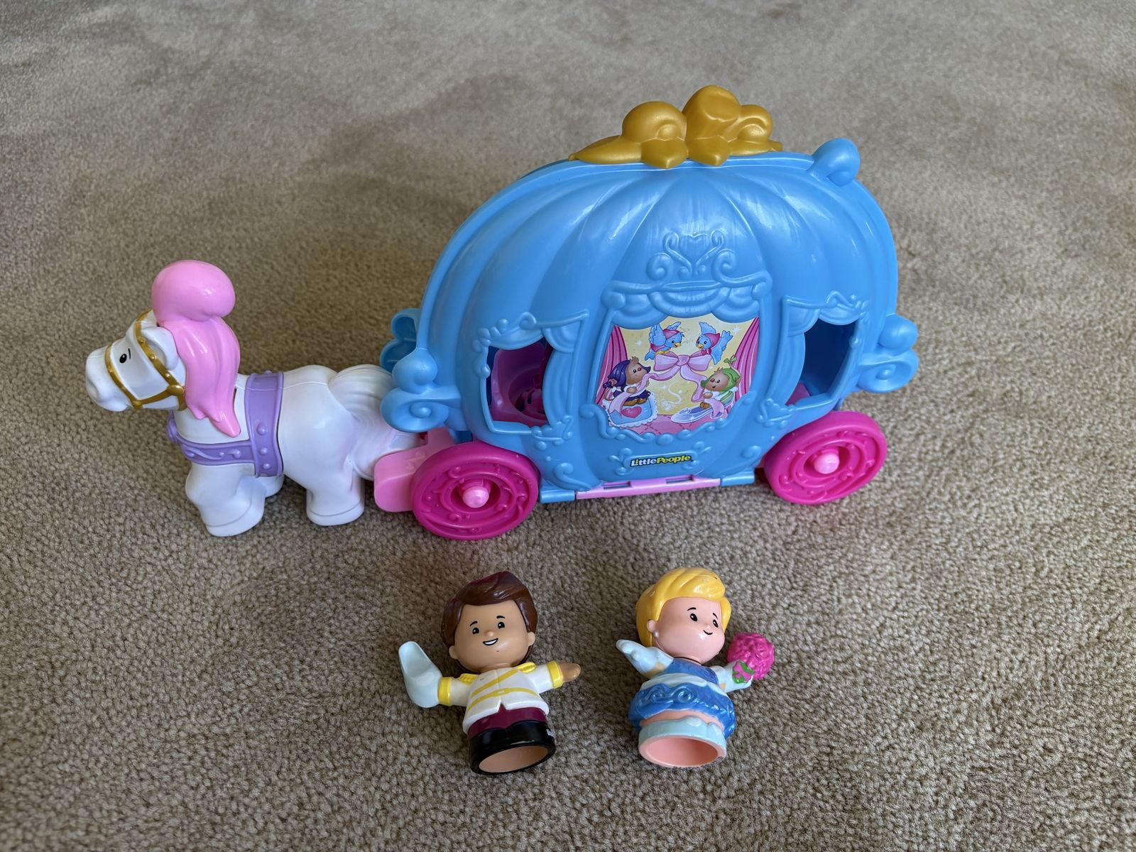 Fisher-Price Little People Cinderella Carriage Set