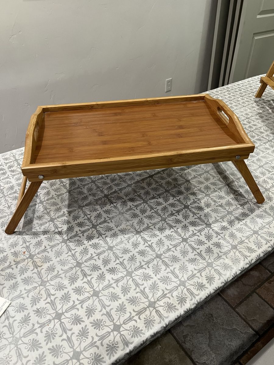 Bamboo tray table
