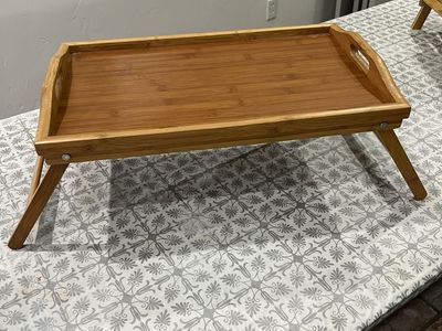 Bamboo tray table