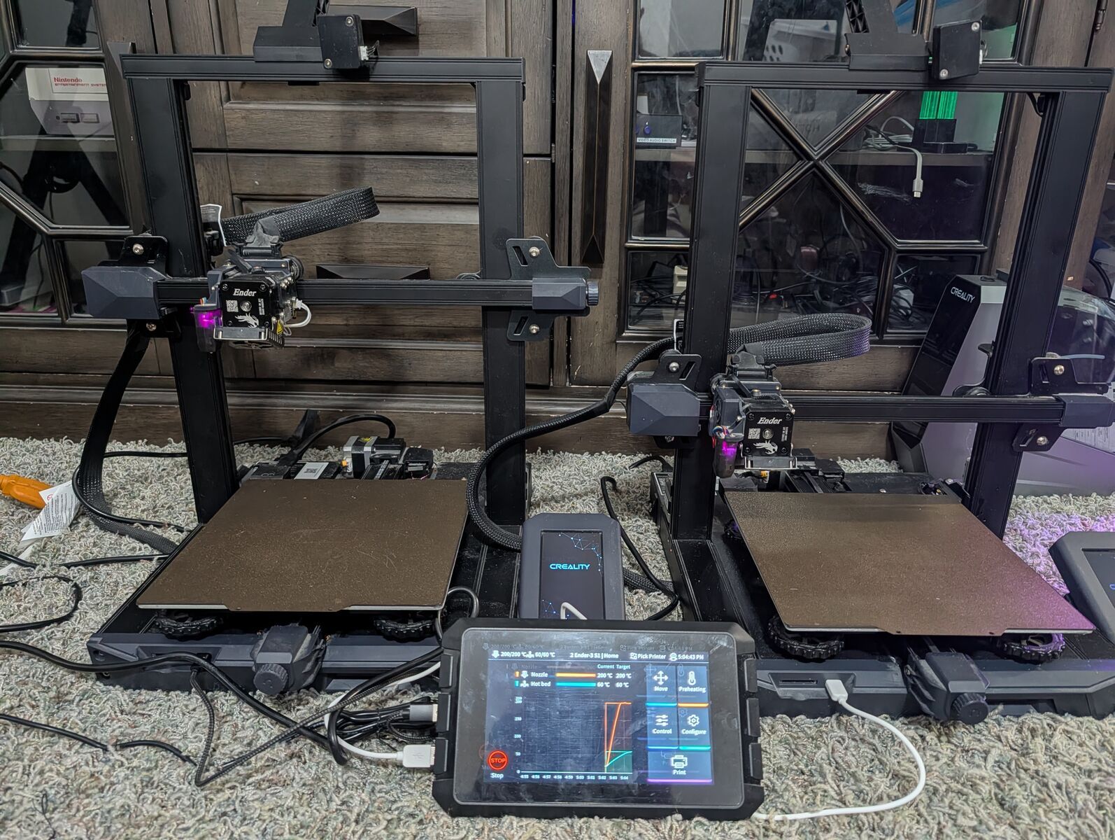 2 Creality Ender 3 S1, Sonic Pad and 1 Ender 2