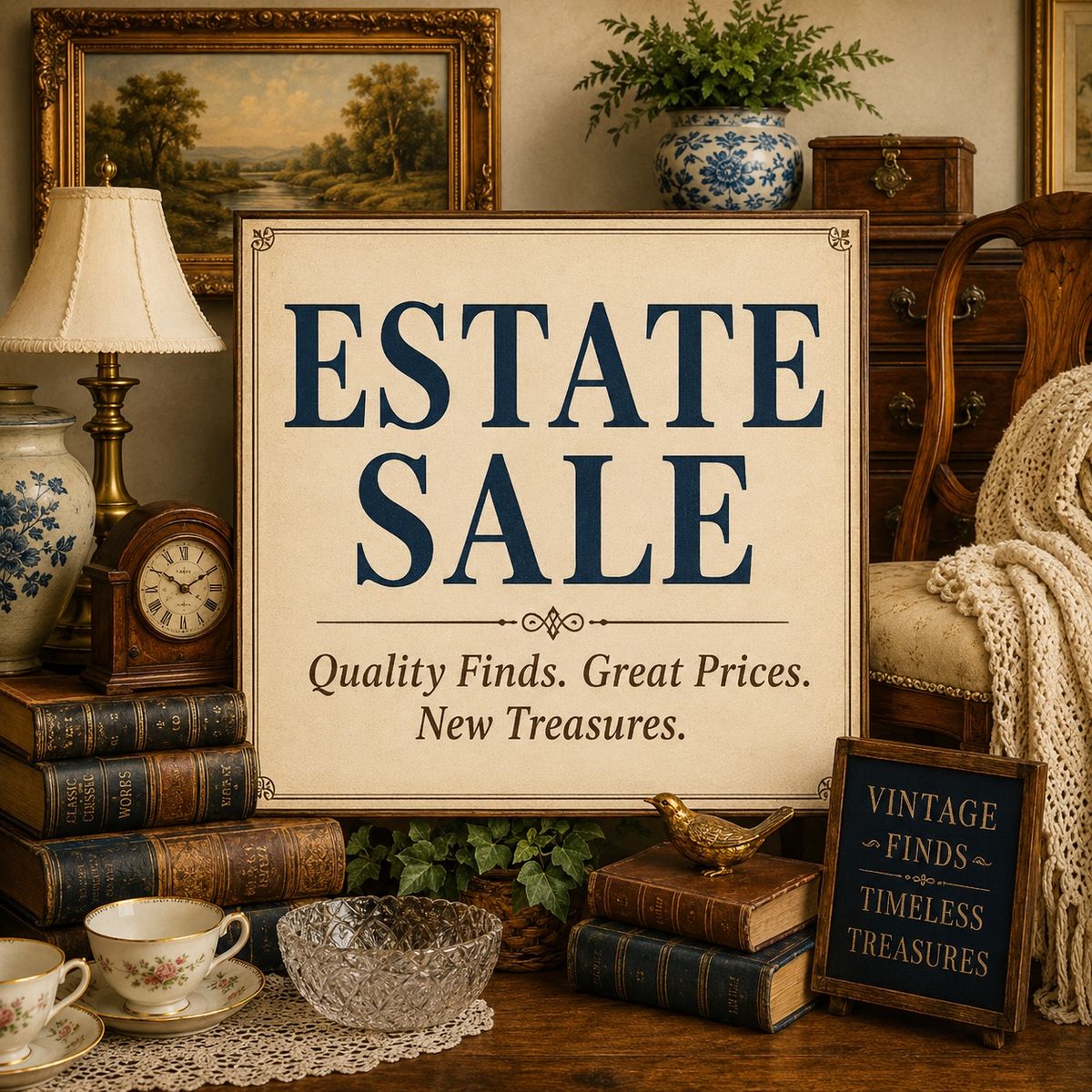 Estate Sale in Cottonwood Heights Utah 2560 Campus Dr. - Friday August 21 9:00am