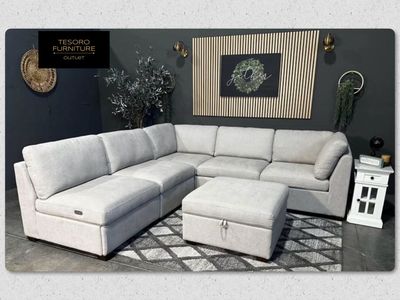 THOMASVILLE ROCKFORD POWER FOOT REST SECTIONAL