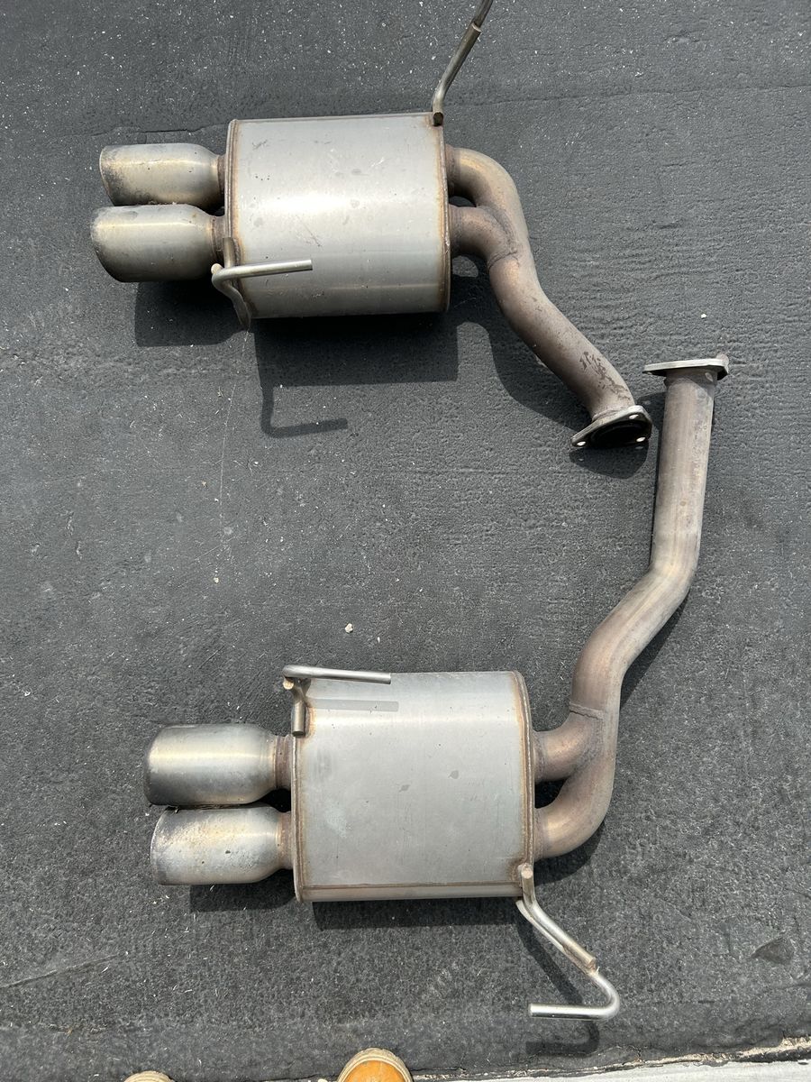 Dual Exhaust Muffler System - Stainless Steel 2015 WRX Subaru