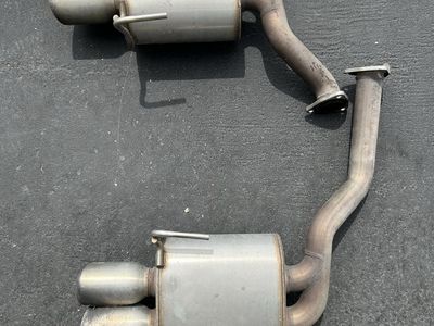 Dual Exhaust Muffler System - Stainless Steel 2015 WRX Subaru