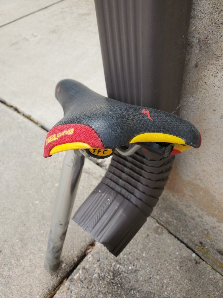 Specialized bike seat and post