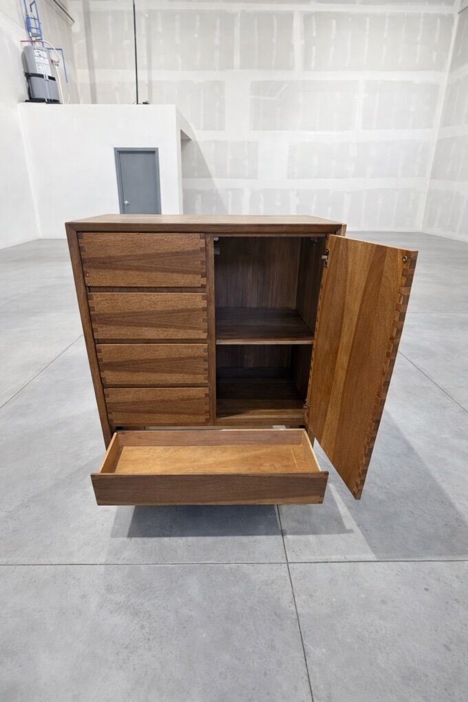 Solid Wood Gentlemans Chest