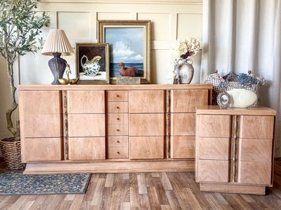 *FREE DELIVERY* Project American of Martinsville MCM Dresser & Nighstand