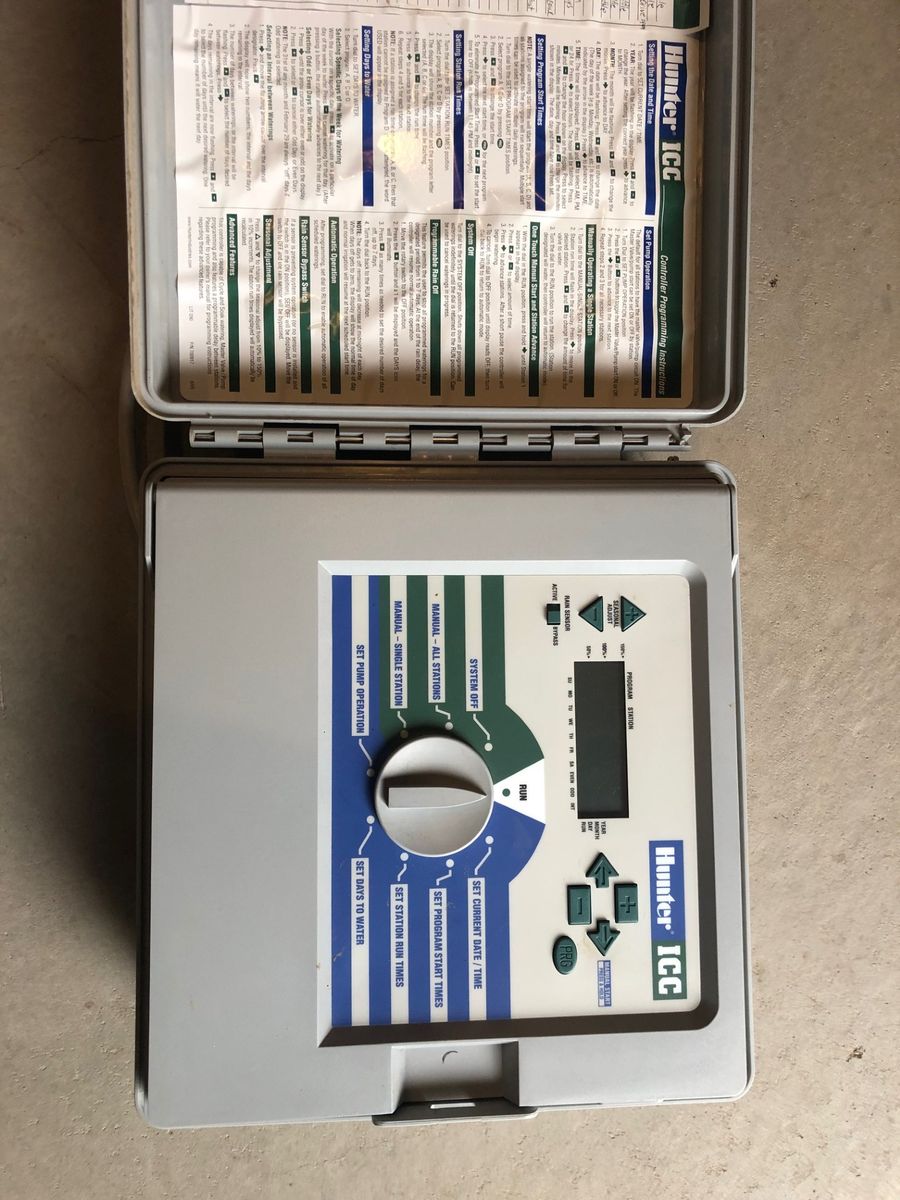 Sprinkler Timer, Hunter ICC 16-Station Outdoor Irrigation Sprinkler Controller Water