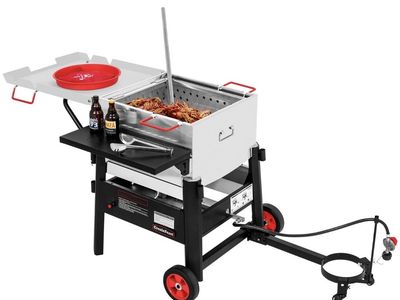 Creole Feast CFB2001 Propane Boiler & Steamer Crawfish Cooker with Wheels 90QT - NEW