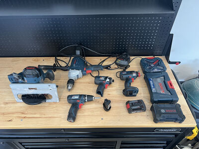 Assorted Bosch Tools