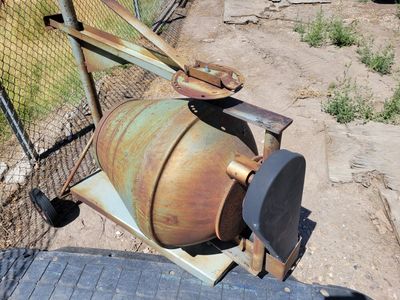 Electric Cement Mixer with Emerson Motor - Works Great for Construction & DIY Projects