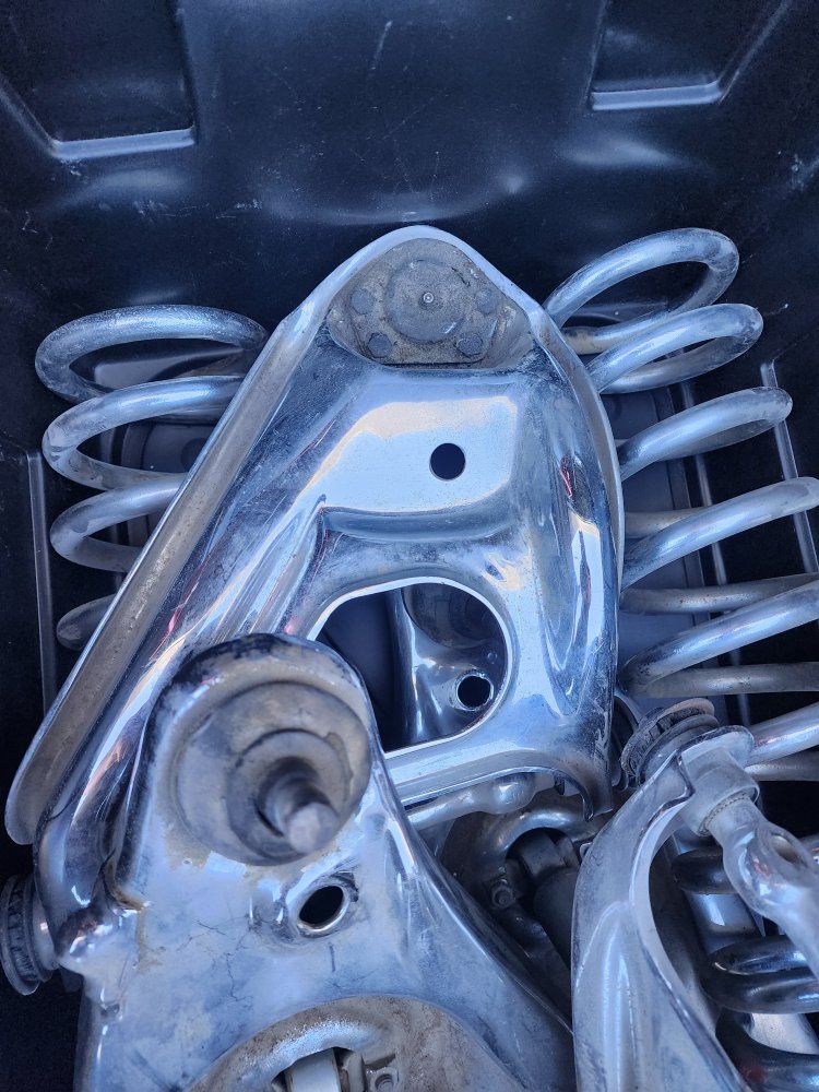 1967 camaro arms and springs with shocks all chrome