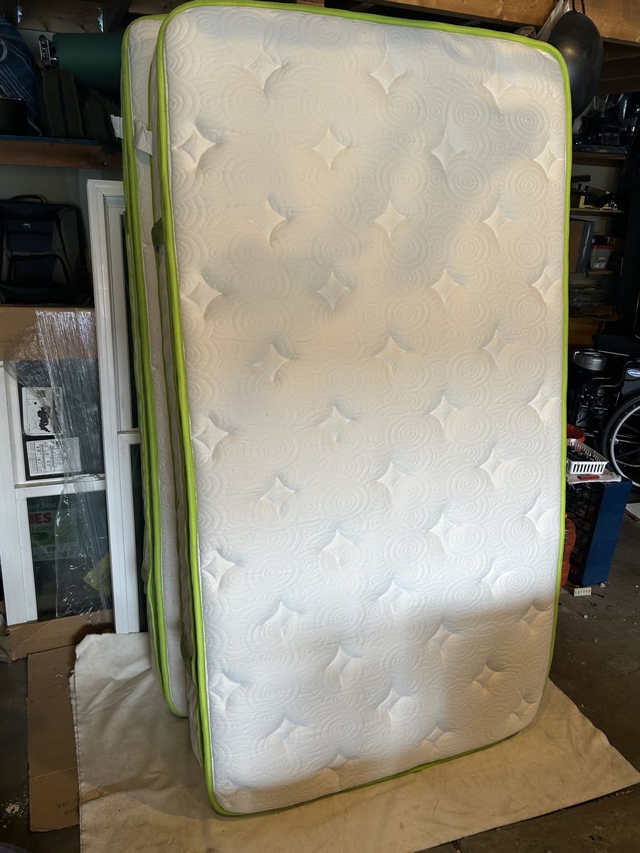2 size twin mattresses